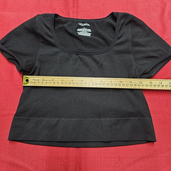 Women's‎ Wild Fable Short Sleeve Square Neck Fitted Seamless T-shirt -XL - Picture 3 of 6